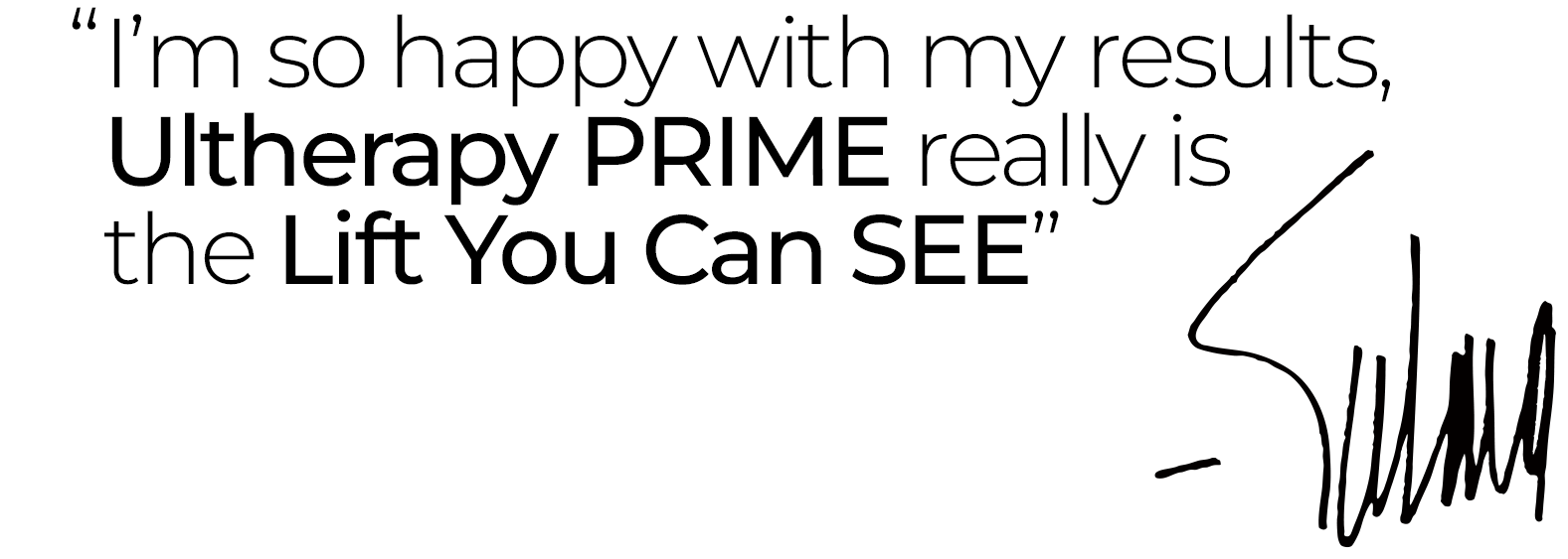 Salma Hayek brand ambassador Ultherapy PRIME®